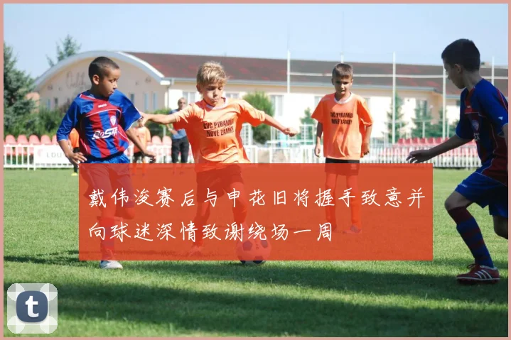 戴伟浚赛后与申花旧将握手致意并向球迷深情致谢绕场一周